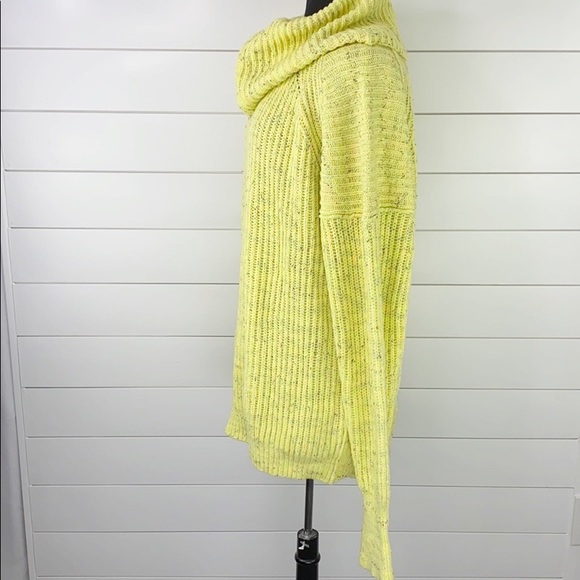 Free People Leo Tunic Sweater Zested Lime SAMPLE - Picture 4 of 16